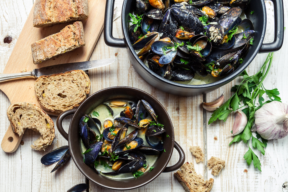 marmites de moules